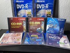 Lot of Cd-r 5 and DVD-r 3 Discs New Sealed