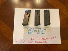 1 SCCY CPX-1 CPX-2  9mm 10rd magazine w/ Flush base