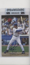 CAS Certified 2001 Los Angeles Dodgers Team Issue Postcards Shawn Green Auto 3c7