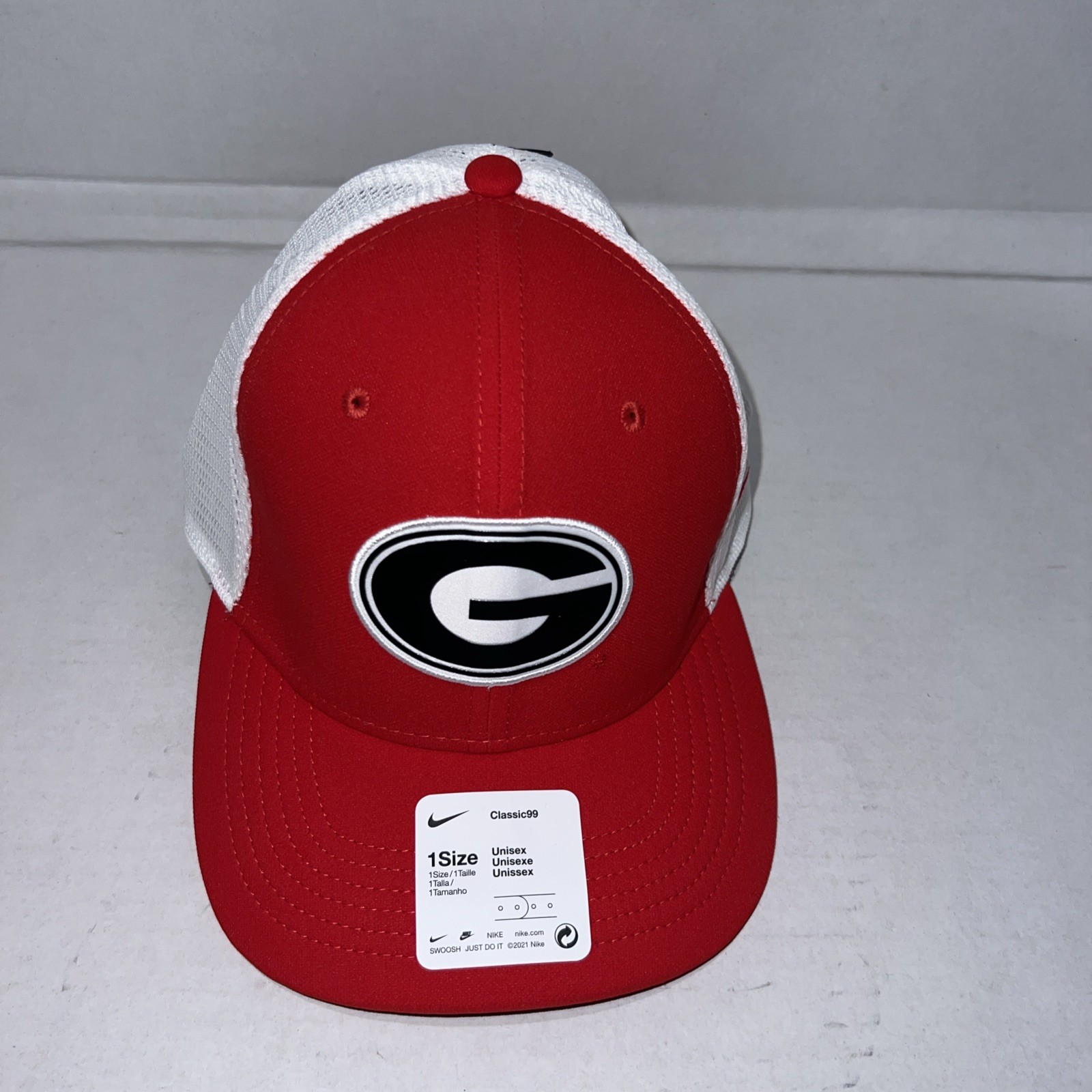 Nike And UGA Adjustable Trucker Hat