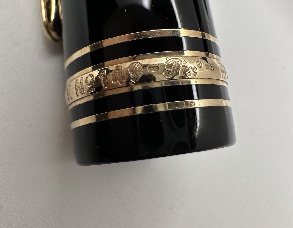 Montblanc 4810 Fountain Pen 18k 750 Black #149 | eBay