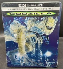 GODZILLA (1998) DOLBY VISION ATMOS 4K UHD BLU-RAY STEELBOOK **NEW & SEALED!**