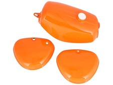 Set: Tank + Seitendeckel, Orange RAL 2004 - f...