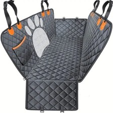 Dog Car Back Seat Cover Waterproof Nonslip Hammock W Side Flaps For Suv Truck