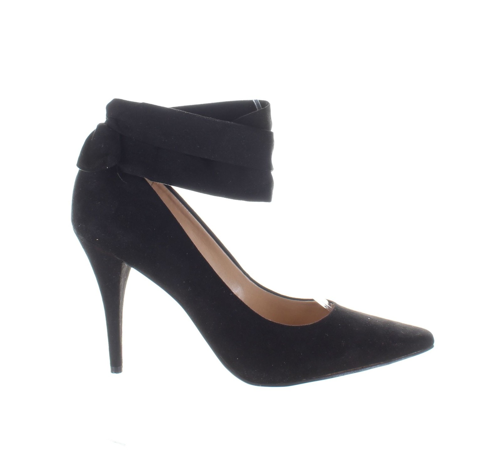 JLO by Jennifer Lopez Womens Black Ankle Strap Heels Size 8 (7799650)