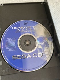 Heart of the Alien (Sega CD, 1994) CIB Registration Card Manual Disc Case