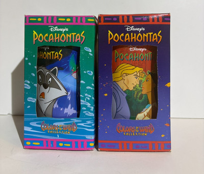 Two Vintage Disney Pocahontas Cups (Exclusive Burger King)