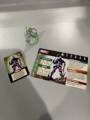 Nebula Marvel Zombies Zombicide Playable Zombie Hero, ID Card, & Spawn Card