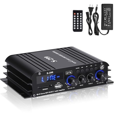 Mini 4,1-Kanal Digital-Leistungsverstärker Bluetooth Heim/Auto Speaker Amplifier