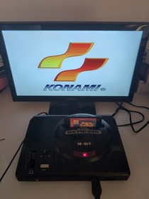 Original SEGA GENESIS High Definition Graphics Console MK-1601 System  Lot