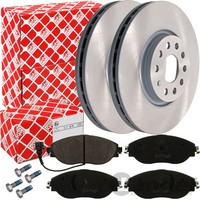 Febi Bremsscheiben Ø314Mm + BelÄGe Vorne Passend FüR VW Sharan 7N Tiguan Kodiaq
