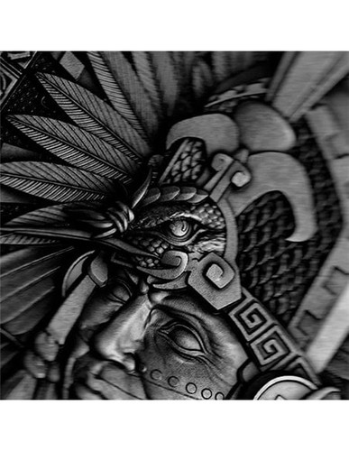 HUITZILOPOCHTLI'S MACUAHUITL Shaped 2 Oz Silver Coin 5 Tala Samoa 2026 - Picture 3 of 4