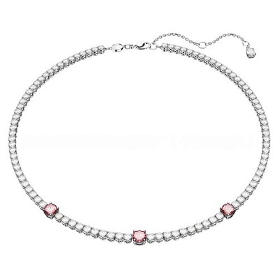 Swarovski Elements Matrix Tennis Necklace - Sparkling Crystal Choker