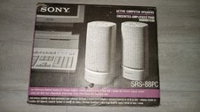 Sony SRS-88 PC High Performance Amplified Active Speaker System Pair