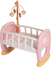 - Baby Nurse - Culla Con Sbarre - per Bambole Fino a 42 Cm - Letto a Dondolo - M