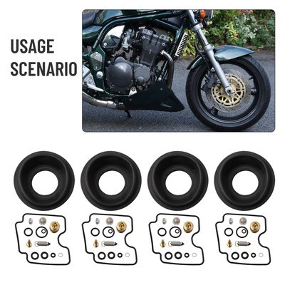 4X Carburetor Diaphragm Plunger Repair Kit Fits For Suzuki Bandit 1200 GSF1200S