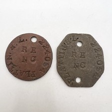 Genuine WW1 British Dog Tags