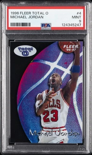 1996 FLEER TOTAL O #4 MICHAEL JORDAN PSA 9