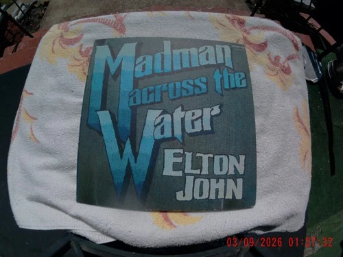 ELTON JOHN - Madman Across the Water 1971Vinyl LP Album Record 93120 vg
