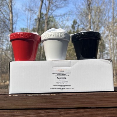 値下げ不可 Supreme DULTON Mini Planters Supreme Dulton Handmade Mini Planter Set of 3 SS25 Plants Garden