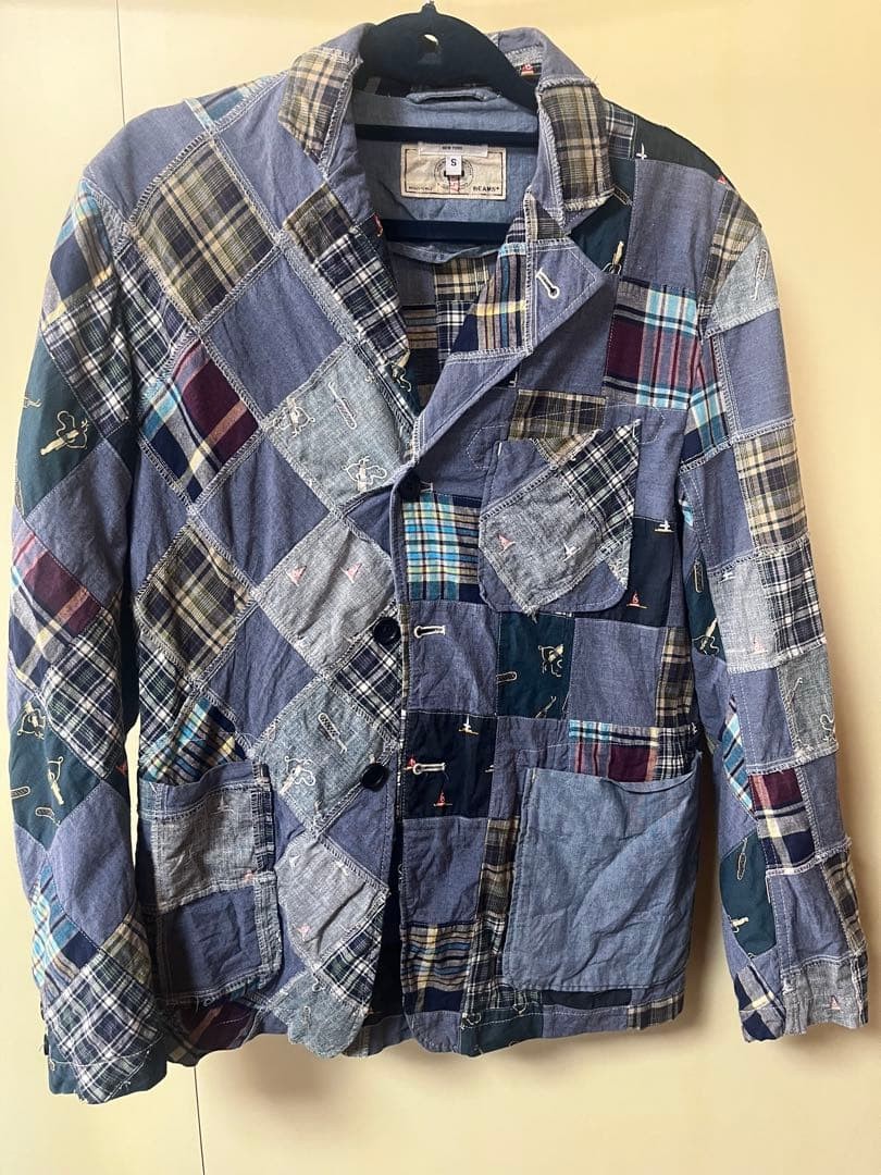 Engineered Garments BEAMS Patchwork Denim Jacket - image 2