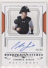 2018 Panini National Treasures Rookie Signatures 64/99 Chance Sisco Auto 0je3