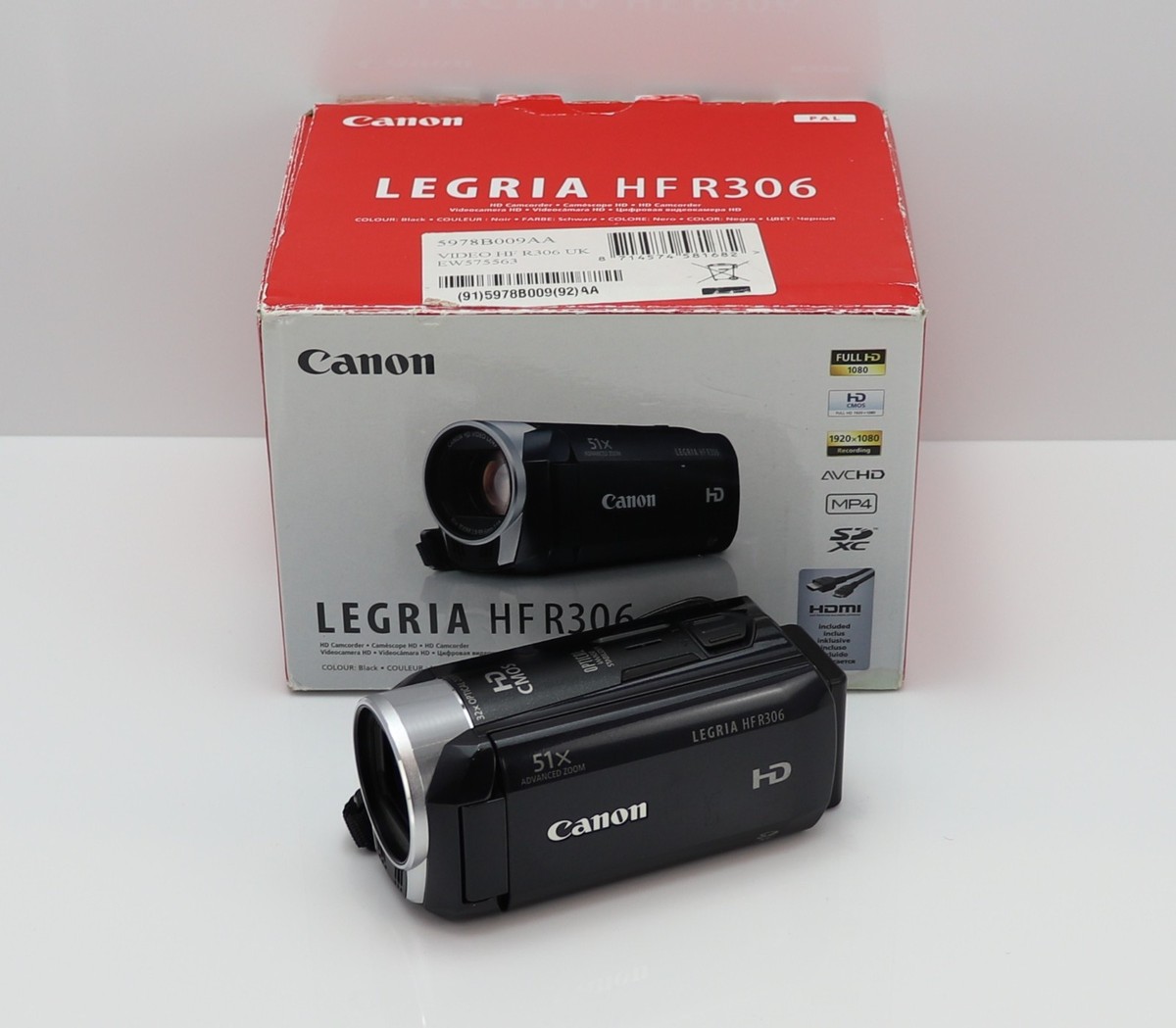 Canon HF R306 GB Camcorder for sale online UK