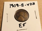 1909 S VDB Lincoln Cent - Extra Fine Condition - some small scratches on obverse