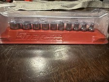 SNAP ON 110TMY  10 Piece Shallow Socket Set . 1/4 Inch Drive. 3/16”-9/16”
