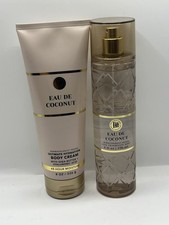 -NEW- Set Of Bath  Body Works Eau De Coconut Fragrance Mist Body Spray  Cream