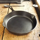 Vintage GRISWOLD Cast Iron SKILLET Frying Pan # 9 SMALL BLOCK LOGO - Ironspoon