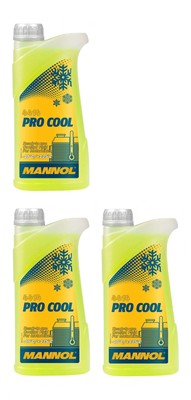 3l Mannol 4414 Pro Cool Kühlerfrostschutz Fertigmix 3x1l 