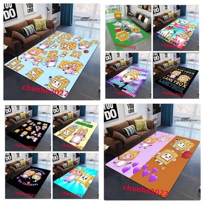 Lankybox Rocky Foxy 3D Schlafzimmer Teppich Rutschfeste Bodenmatte Geschenke