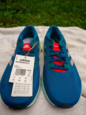 Neu Limitierte Adidas Supernova 2 Herren Laufschuhe Blau Mesh EU 44 2/3 HQ8574