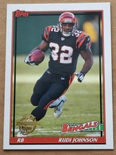 2005 Topps Rudi Johnson Throwbacks #TB36 Cincinnati Bengals