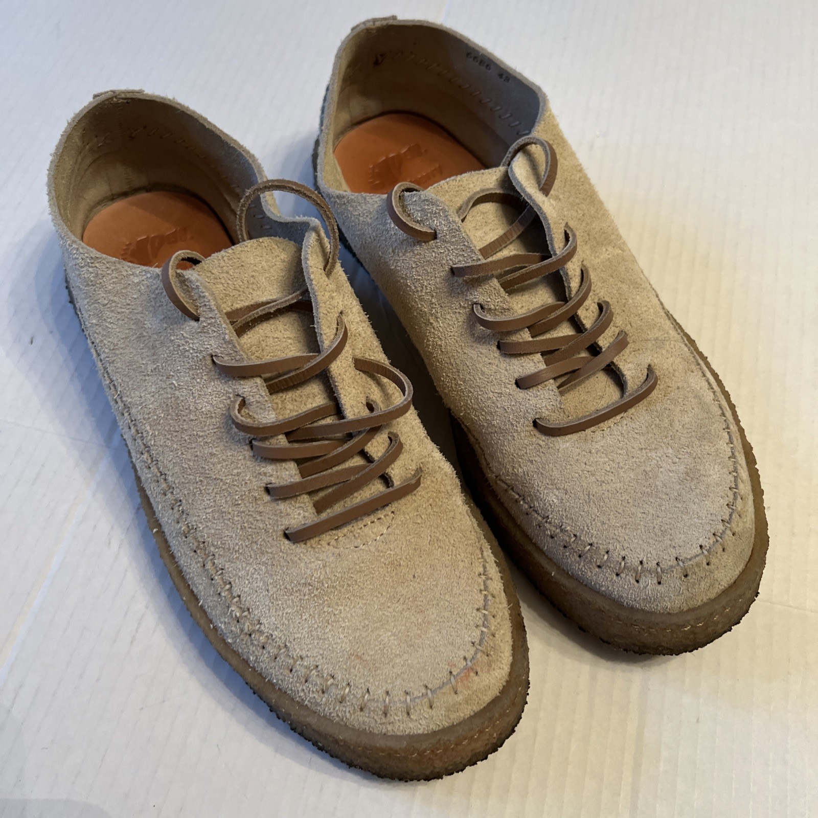 Huckberry YOGI Sz 10/43 Loaf Crepe Sole Suede Sneakers