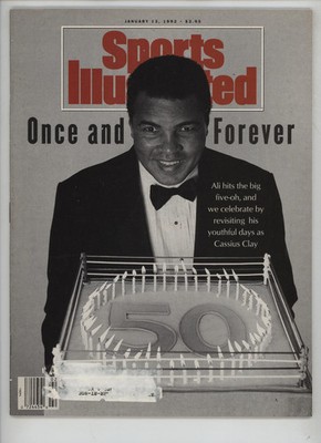 Sports Illustrated January 13 1992 Muhammad Ali 50th Birthday Boxing Magazine