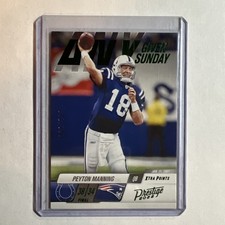 2022 Panini Prestige-Any Given Sunday Peyton Manning #10 Xtra Points Green /249