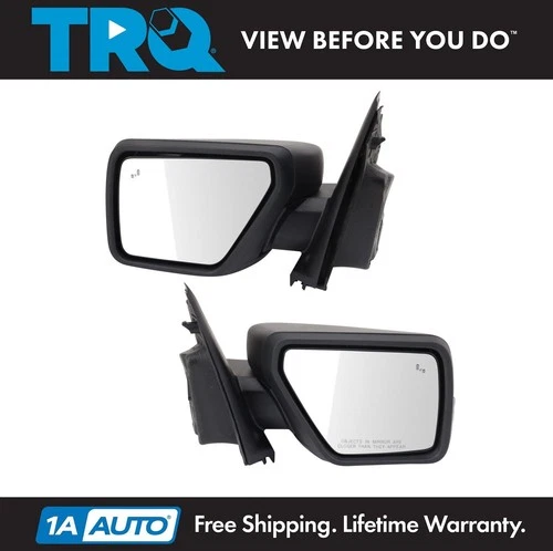 TRQ Mirror Set Driver & Passenger Side Fits 21-23 F-150 FO1320704 FO1321704