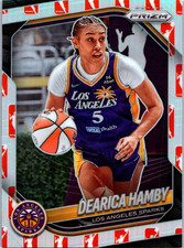 Dearica Hamby 2025 Panini Prizm WNBA Logo Prizm #39 Los Angeles Sparks
