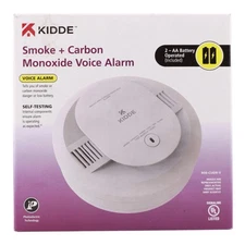 Kidde 900-CUDR-V Battery Smoke Detector and Carbon Monoxide Alarm Combo Voice