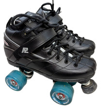Sure-Grip ROCK GT-50 Speed Roller Skates Black Quad Wheels Mens 7