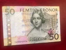 Sweden 50 Kronor Banknote , 2004-2011, About Uncirculated-H