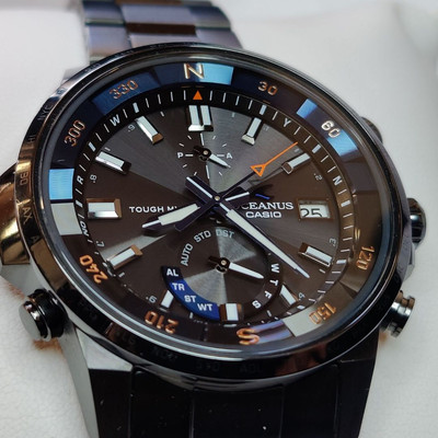 Casio Oceanus Casualo Ocw-P1000B-1Ajf Analog Solar Men Oceanus