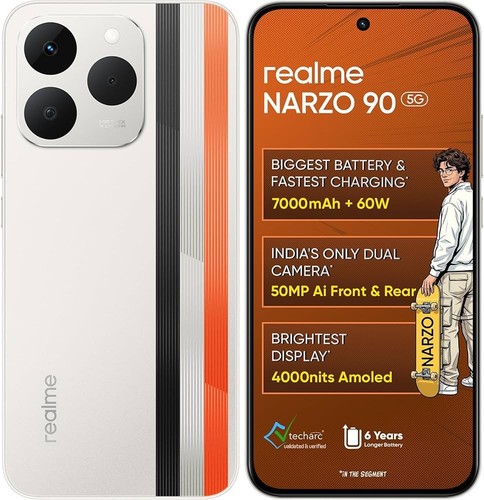 Realme Narzo 90 5G 6.57AMOLED 128GB GLOBAL VERSION 50MP 7000mAh By FedEx