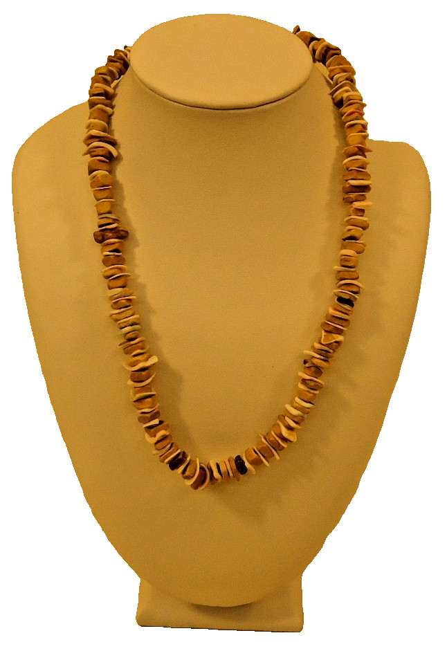 Shell Necklace Barrel Clasp 18 in 