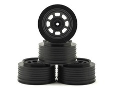 DERDS4RB  Black Speedway SC Wheels (4) Slash Rear