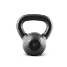 Iron Cast 20 Pounds Black CAP Barbell SDK2B-020 Kettlebell