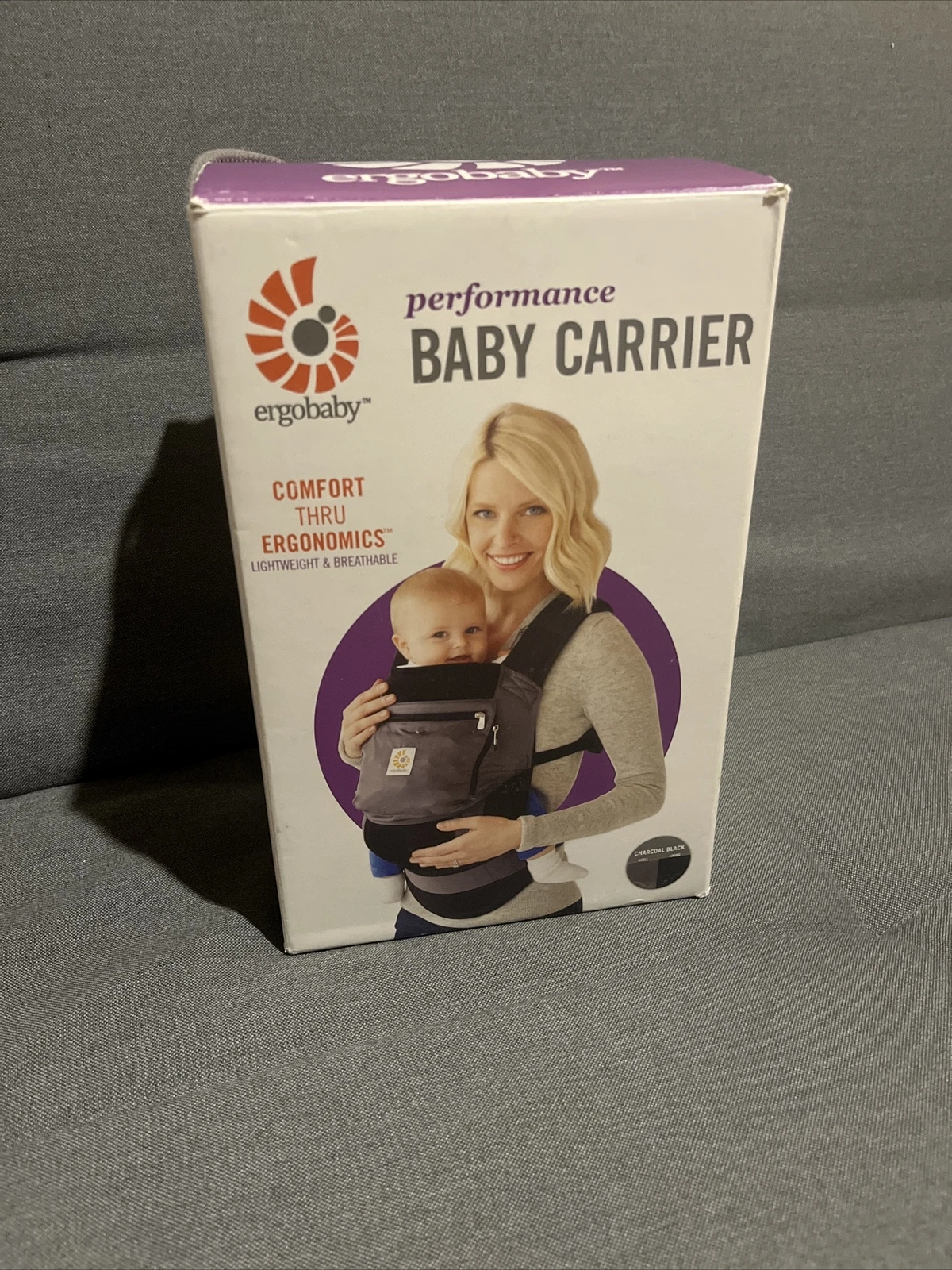 ERGOBABY PERFORMANCE BABY CARRIER BLACK / CHARCOAL