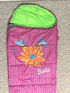 barbie sleeping bag